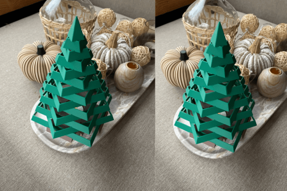 3D Christmas Tree with Light: A Modern Twist on Holiday Decor