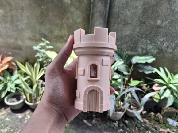 A Charmingly Detailed 3D Printable Castle Tower