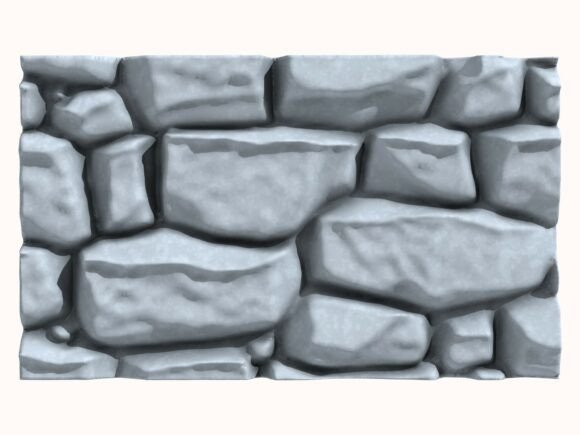 A Handcrafted Digital Stone Wall: Exploring 3D Model Stone Wall 205