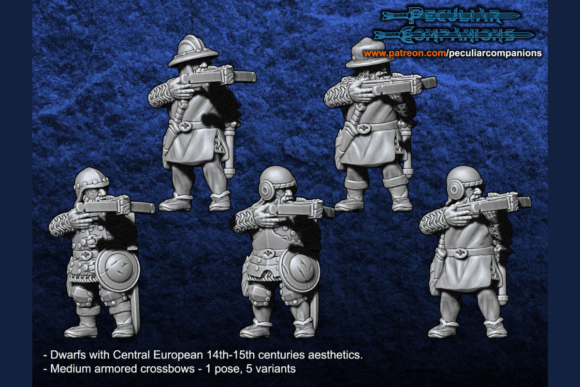Breton Dwarfs - Crossbowmen: Enhancing Your 10mm Tabletop Army