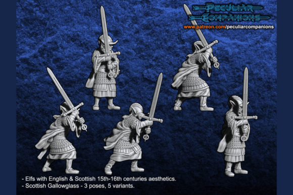 Bringing Gallowglass Warriors to Fantasy Battles with Anglo-Scottish Elfs