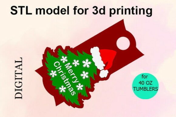 Christmas Tree Topper for 40 OZ Tumbler