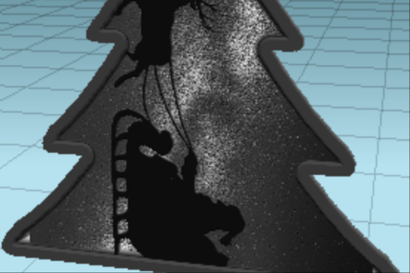 Discover the Magic of Christmas Tree Ornament - Lithopane