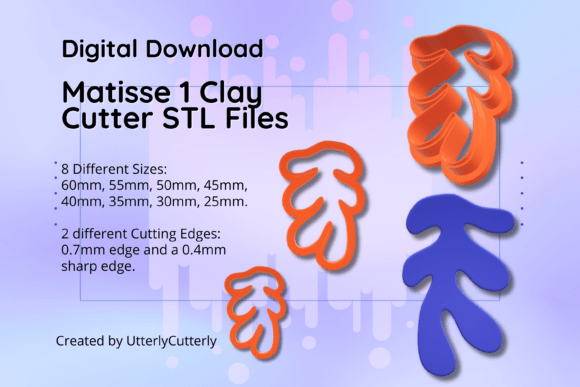 Discover the Versatility of Clay Cutter STL File Matisse 1- Seaweed