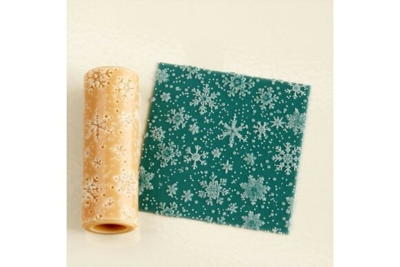 Elevate Your Craft with a Frost Flakes Texture Roller