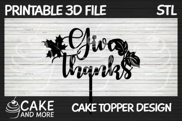 Embrace Gratitude with the Give Thanks Fall Leaves Topper