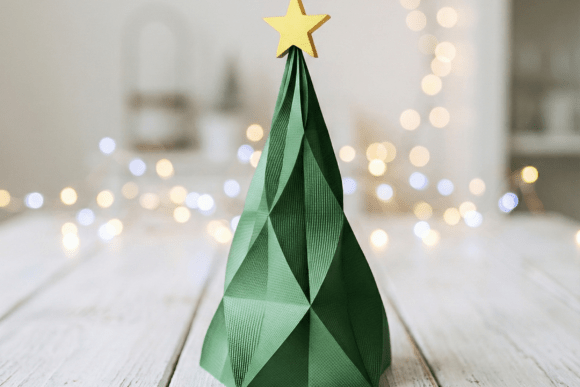 Embracing Modern Minimalism: The Geometric Christmas Tree Figurine