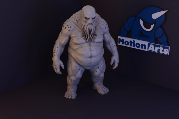 Explore the Mystical Octopus Face 3D Model