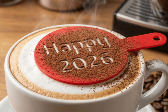 Happy 2026 Beverage Stencil: A Creative Addition to Your Year