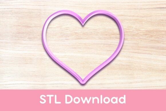 Heart Cookie Cutter and Stamp STL: A Versatile Tool for Every Occasion