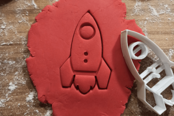 Launch Your Creativity with the Rocket Cookie Clay Cutter