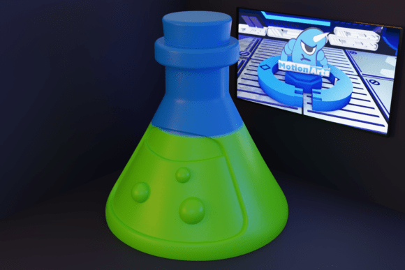 Poison Bottle: A Cartoon 3D Model for Creative Projects