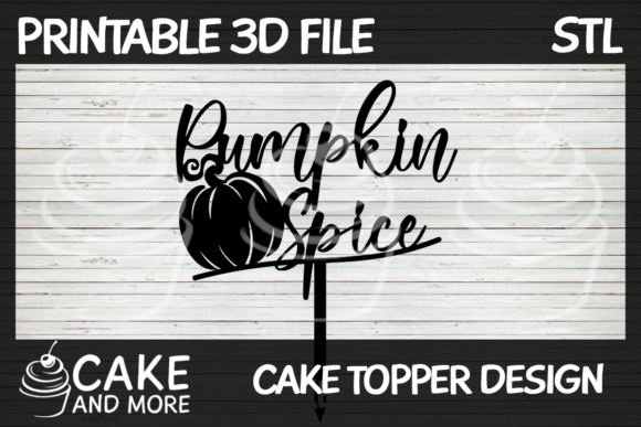 Pumpkin Spice Cake Topper: A Charming Addition to Your Autumn Celebrations