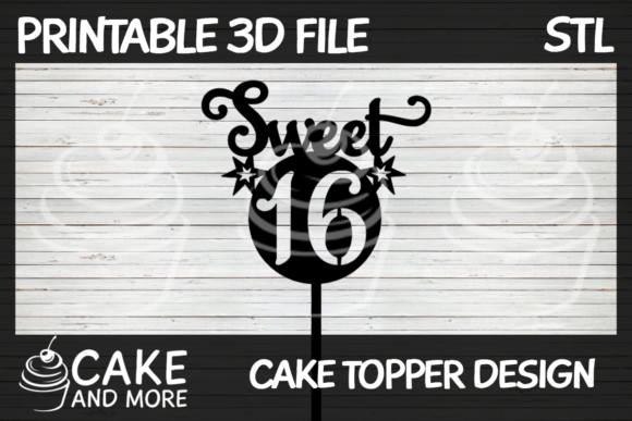 Sweet 16 Cake Topper: A Stylish Touch for Milestone Birthdays
