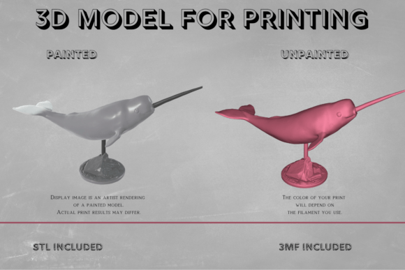 The Strategic Value of a Detailed Narwhal 3D Print Model for Your Projects