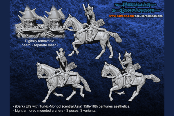 Unlocking Tactical Mobility with Turko-Mongol Dark Elf Light Mounted Archers