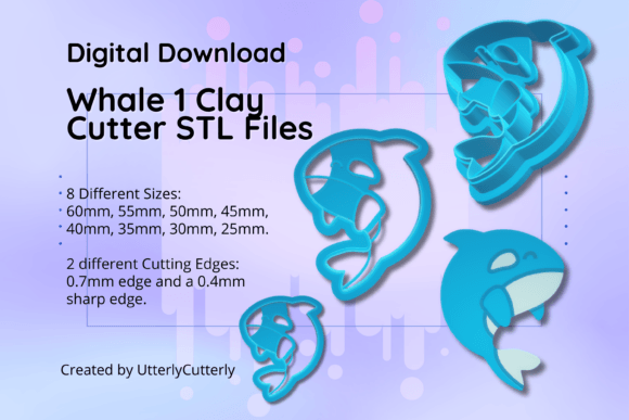 Whale 1- Earring Di: Your Ultimate Clay Cutter